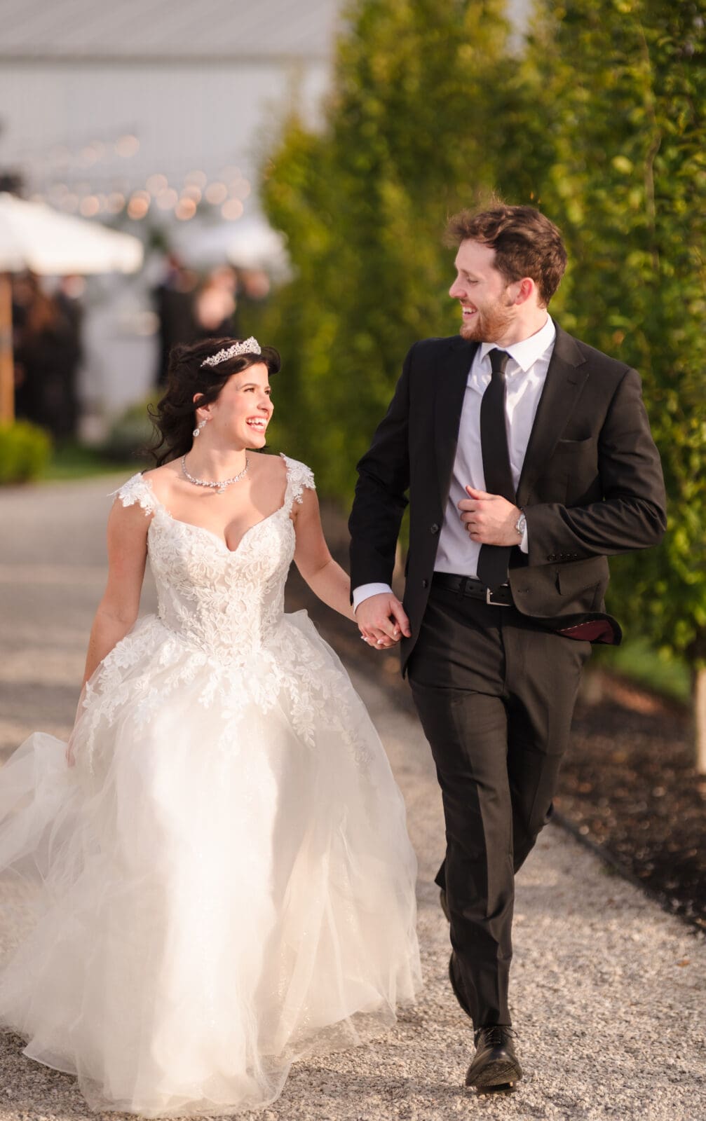 Intimate couple portraits during Aspen & Alston garden party wedding