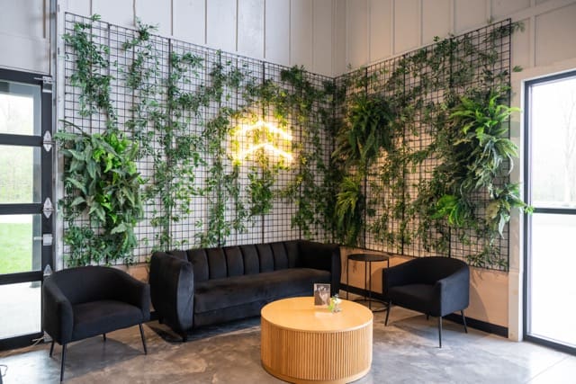 Cosy seating space at Retreat 21 